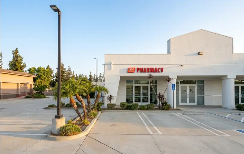 Holt Medical Pharmacy storefront in Montclair, California